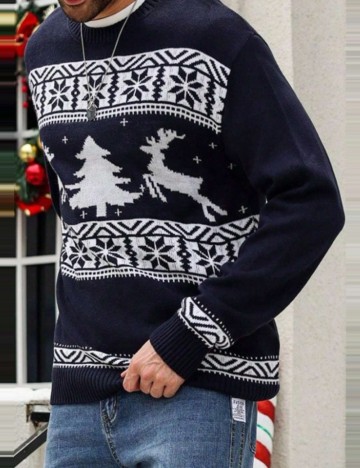 Pulover Shein MANFINITY, mix culori