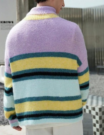 Pulover Shein MANFINITY, mix culori