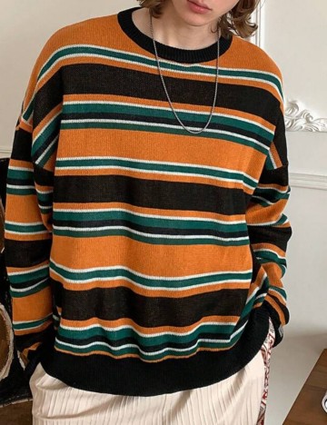 Pulover Shein MANFINITY, mix culori