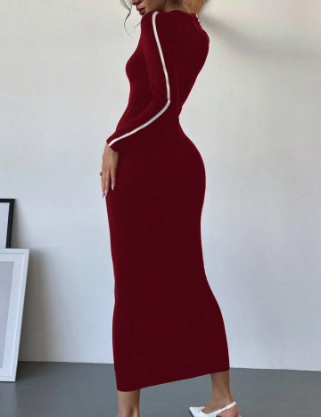 Rochie midi Shein, vișiniu
