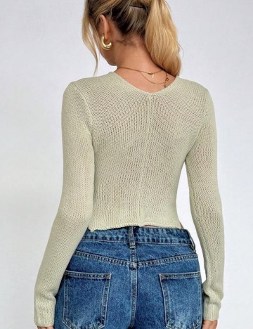 Cardigan Shein, menta