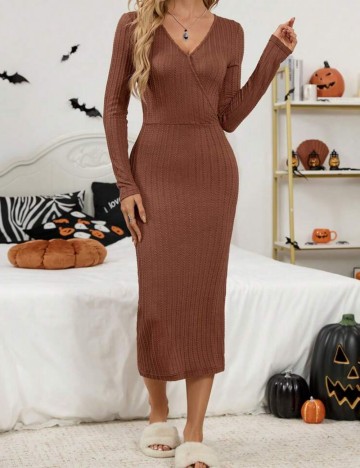 Rochie midi Shein, maro