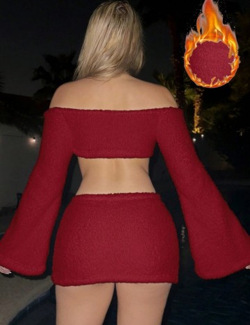 Compleu Shein, vișiniu