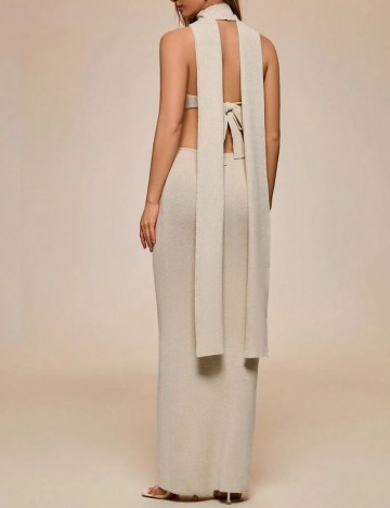 Rochie maxi Shein, bej