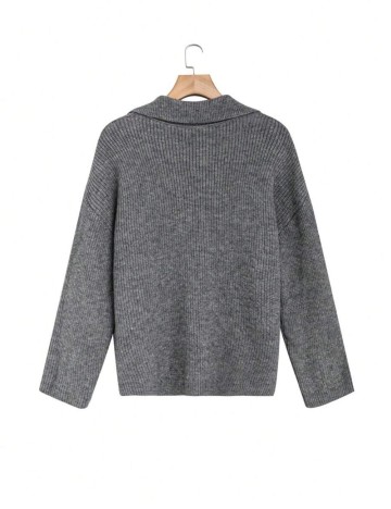 Pulover Shein Curve+, gri