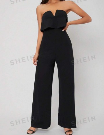 Salopetă lungă Shein MOTF, negru