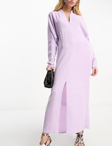 Rochie midi ASOS, mov