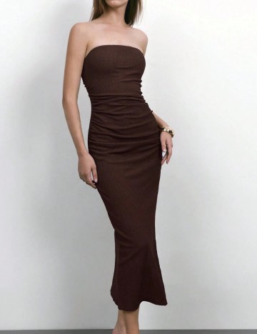 Rochie midi Shein MAIJA, maro