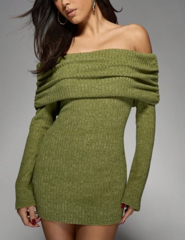 Rochie mini Shein Missguided, verde