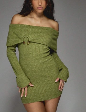 Rochie mini Shein Missguided, verde