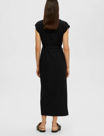 Rochie midi Selected, negru
