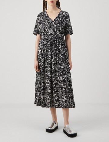 Rochie midi Pieces, mix culori