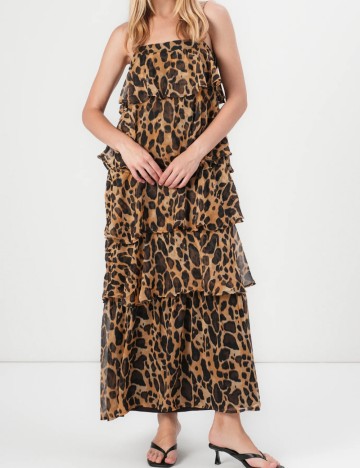 Rochie maxi Only, mix culori