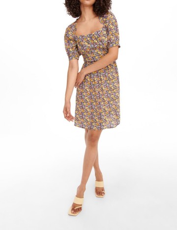 Rochie mini Only, mix culori