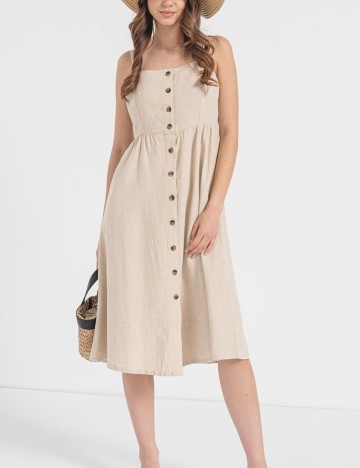 Rochie midi Only, crem