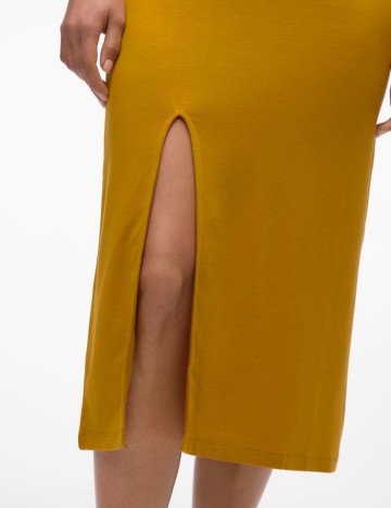 Rochie maxi AWARE by VERO MODA, galben
