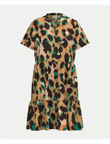 Rochie midi Vila, mix culori