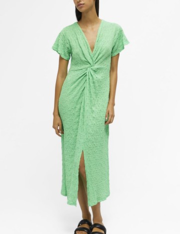 Rochie midi Object, verde