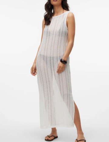 Rochie de plajă Vero Moda, alb