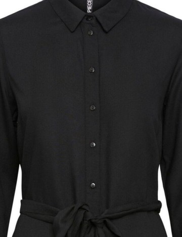 Rochie midi Pieces, negru