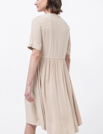 Rochie mini Pieces, bej