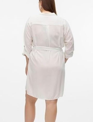 Rochie midi Vero Moda, alb