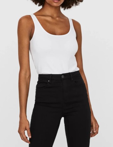 Maiou Vero Moda, alb