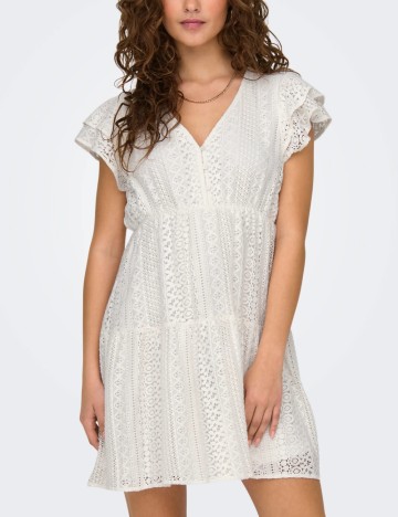 Rochie mini Only, alb