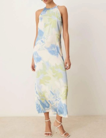 Rochie midi Vila, mix culori