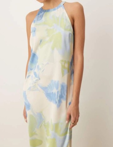 Rochie midi Vila, mix culori