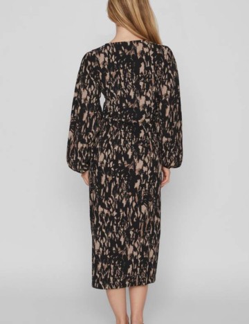 Rochie midi Vila, mix culori
