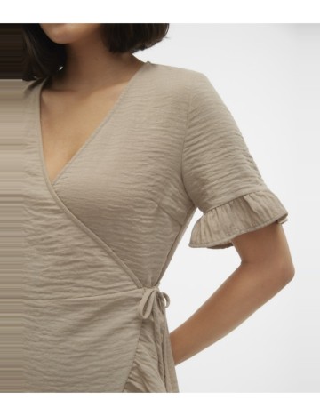 Rochie mini Vero Moda, bej