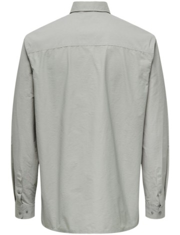 Cămașă Only & Sons, verde inchis