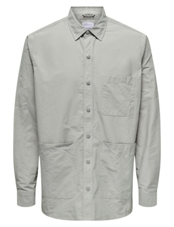 Cămașă Only & Sons, verde inchis