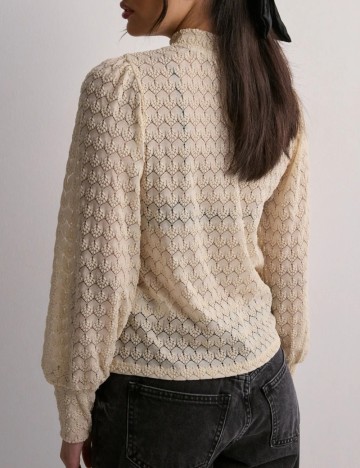 Cămaşă de noapte Jdy, crem