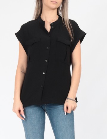 Cămașă Vero Moda, negru