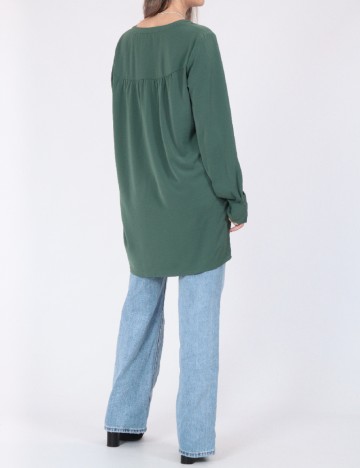 Cămașă lungă Vero Moda, verde