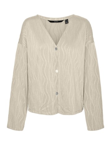 Bluză cu nasturi Vero Moda, crem