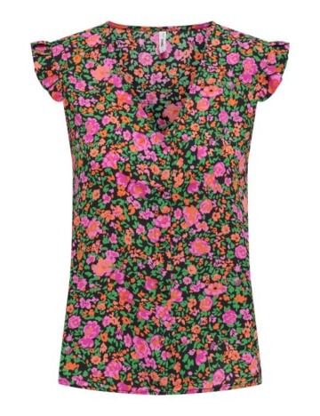 Cămașă cu m&acirc;necă scurtă Only, mix culori