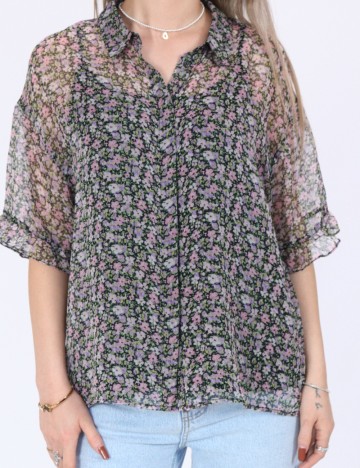 Cămașă cu m&acirc;necă scurtă Vero Moda, mix culori