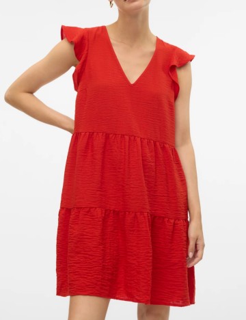Rochie mini Vero Moda, roșu