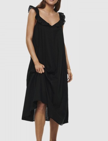 Rochie midi Only, negru