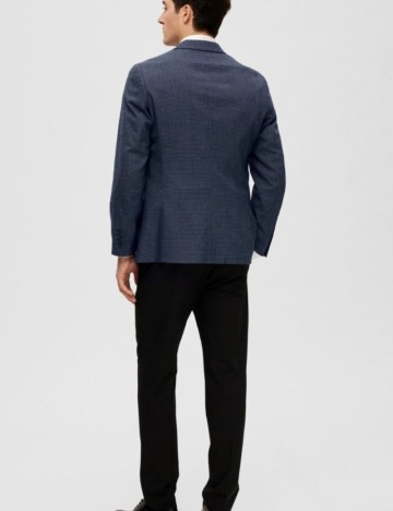 Sacou Selected, albastru