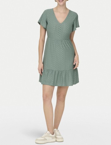Rochie mini Only, verde