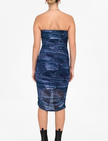 Rochie midi Only, albastru