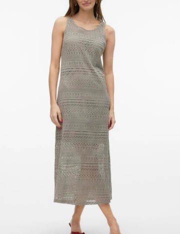Rochie maxi Vero Moda, bej