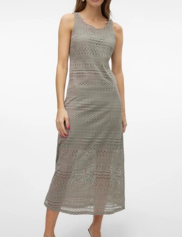 Rochie maxi Vero Moda, bej