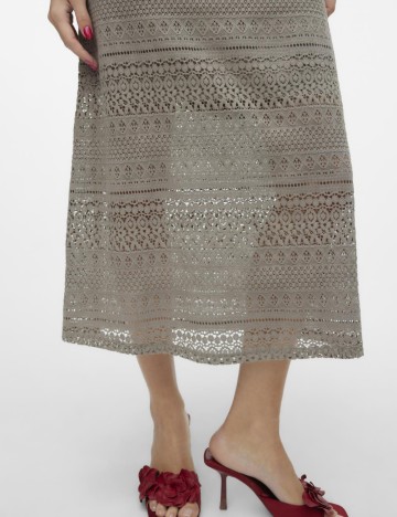 Rochie maxi Vero Moda, bej