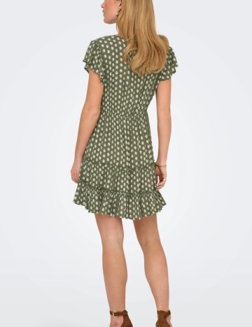 Rochie mini Only, verde