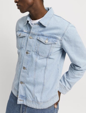 Geacă de blugi Jack & Jones, albastru